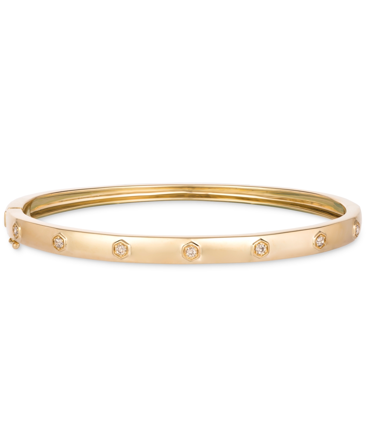 Le Vian Anywear Everywear Nude Diamond Bangle Bracelet (1/5 Ct. T.w.) In 14k Gold (also Available In Rose Go In K Honey Gold Bangle
