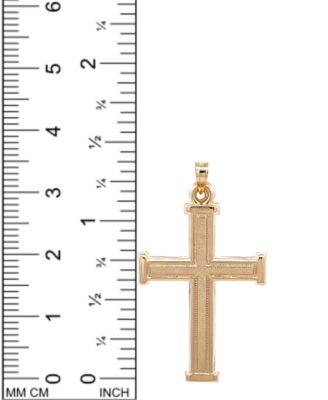Cross Pendant in 14k Yellow Gold