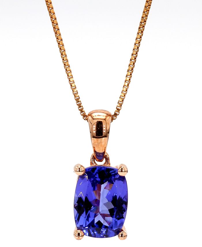 Tanzanite clearance necklace macys