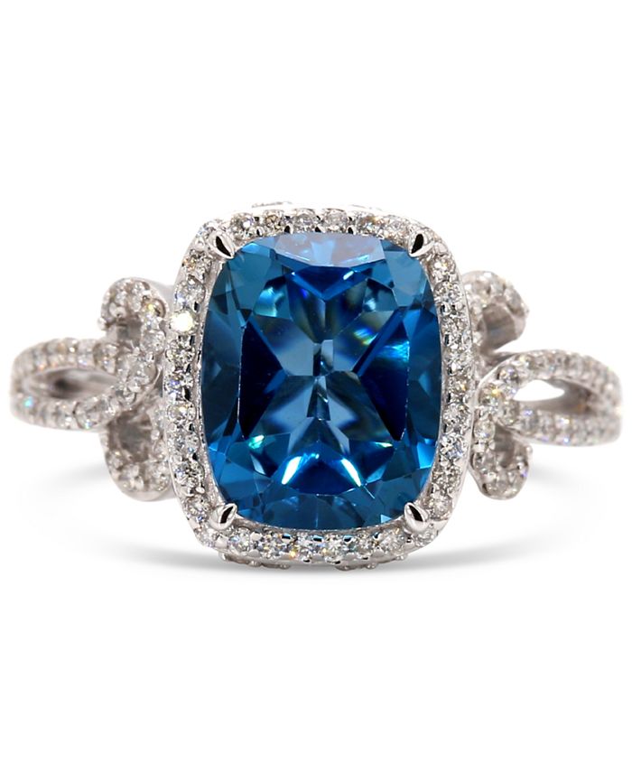 Macy's london blue topaz ring hotsell