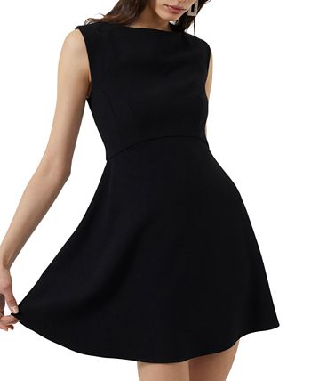 French Connection Women's Whisper Sleeveless Fit & Flare Dress - Macy's