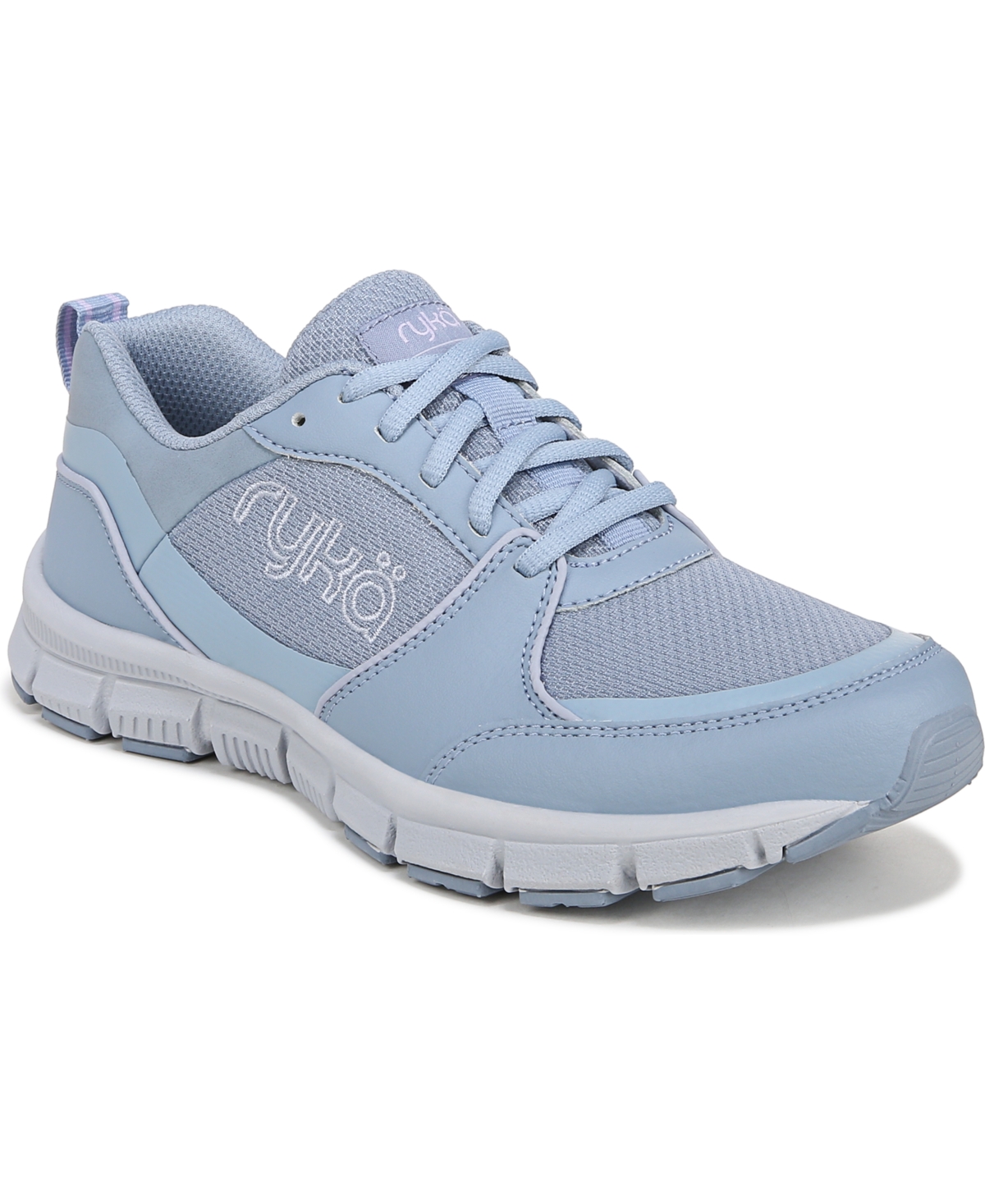 Ryka Women's Hypnotize Training Sneakers In Blue Leather,faux Leather,mesh