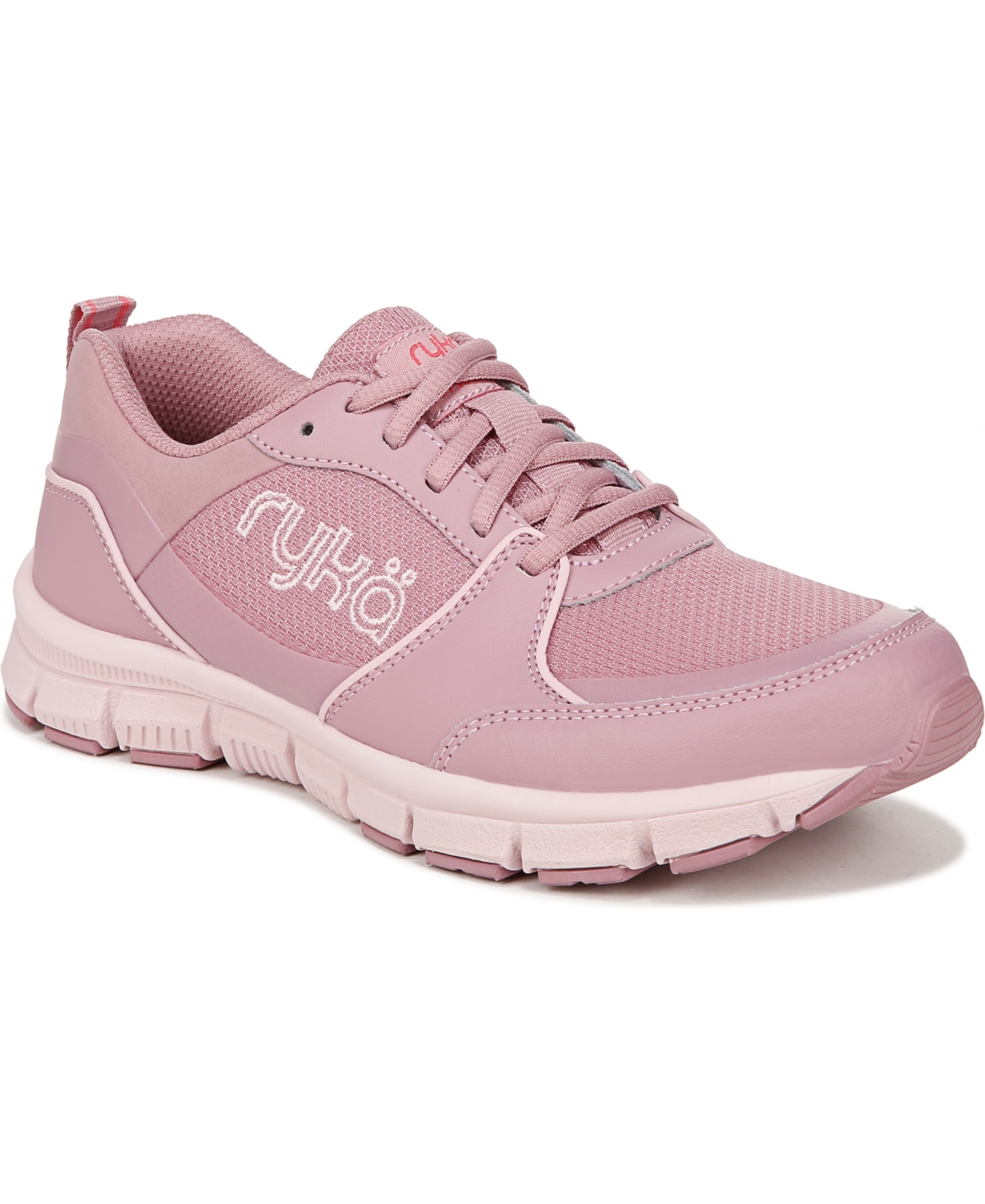Ryka Women's Hypnotize Training Sneakers In Pink Leather,faux Leather,mesh