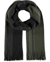 3480AO sciarpa uomo E FERRI man scarf black/grey
