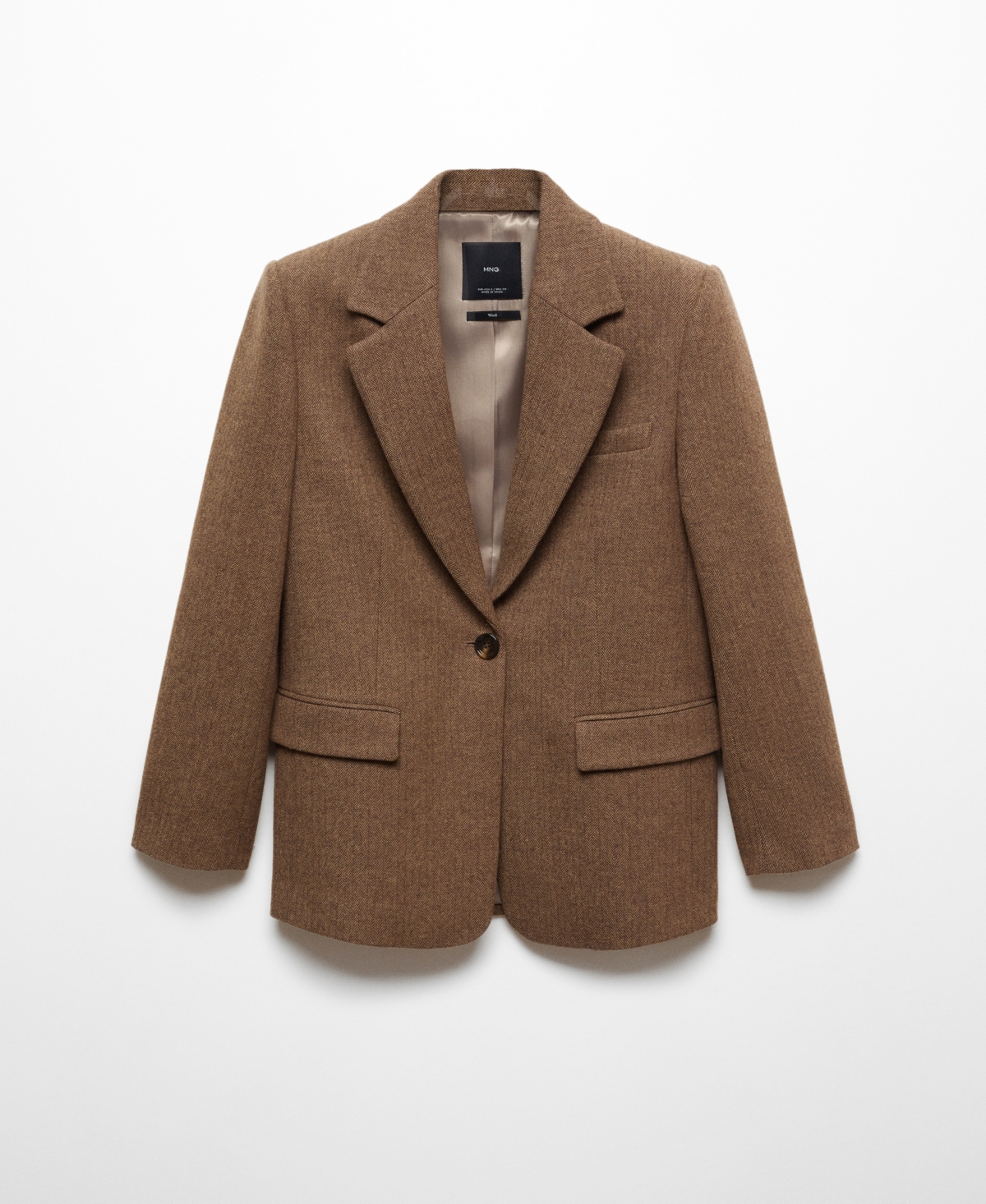 Mango Women's Long Lapel Blazer