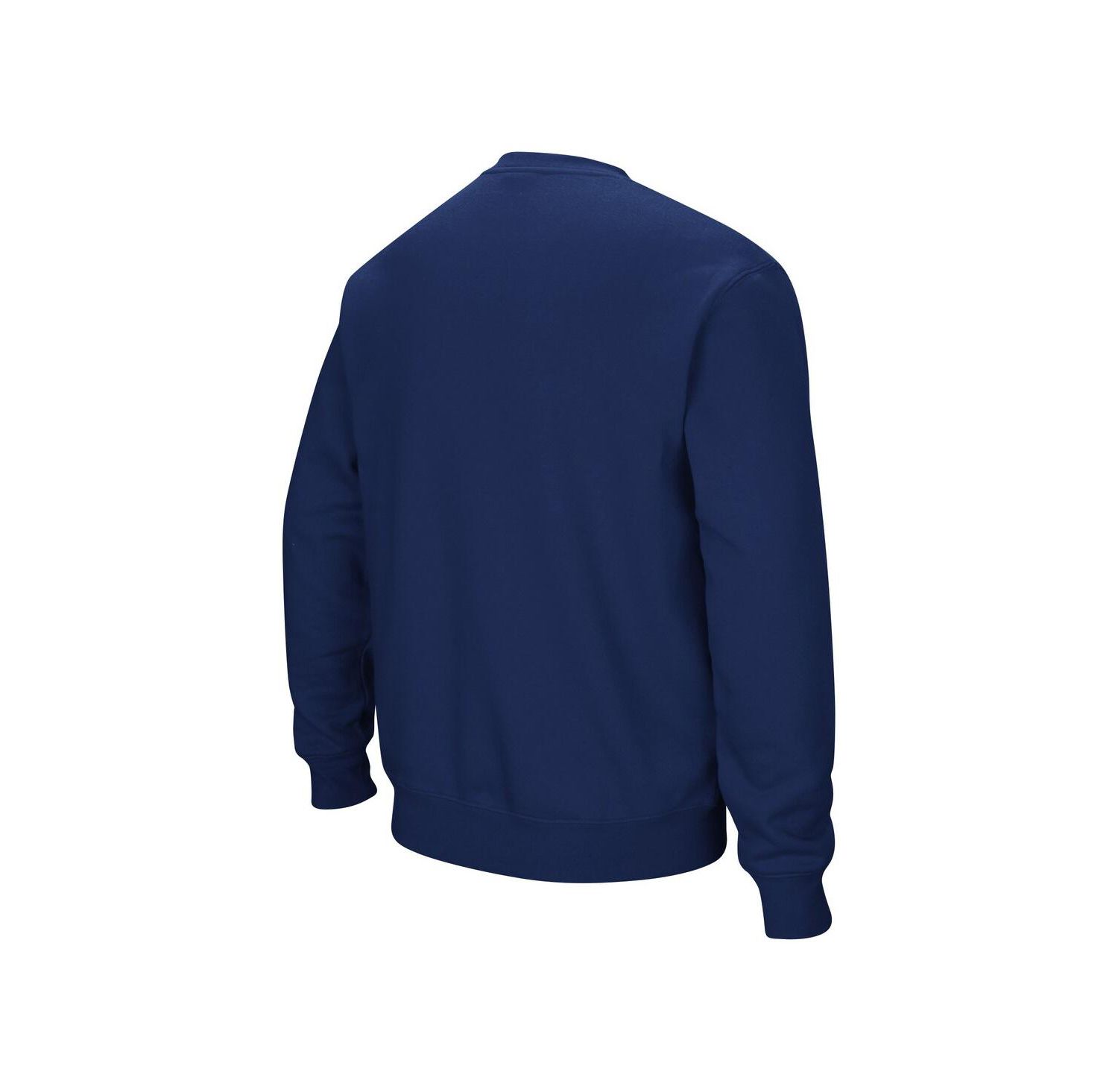Men's Navy Ole Miss Rebels Arch & Logo Pullover Sweatshirt