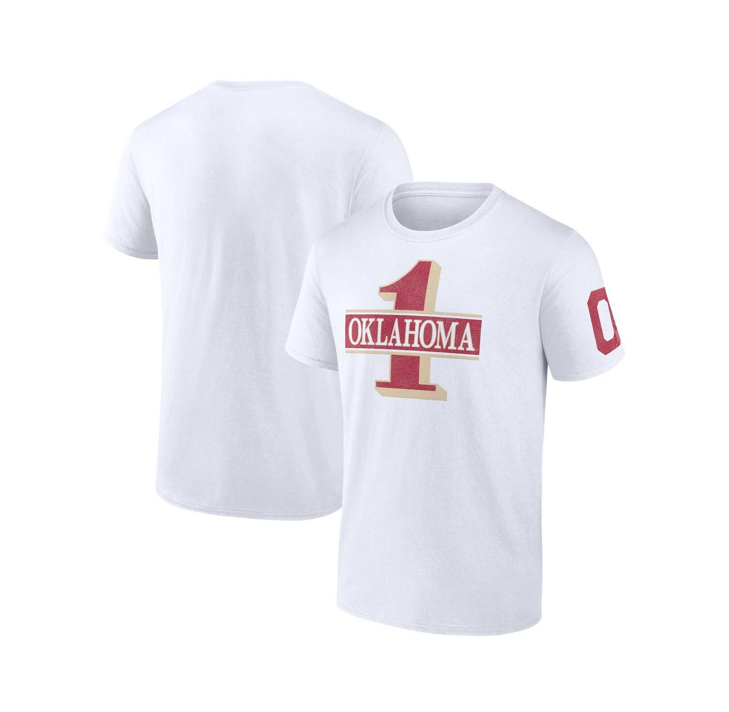Men's White Oklahoma Sooners Only One Fan T-shirt