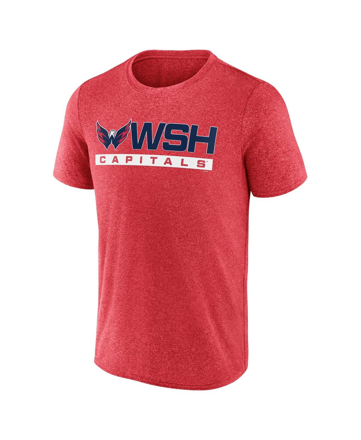 Men's FanaticsWashington Capitals Playmaker T-shirt - Heather Red