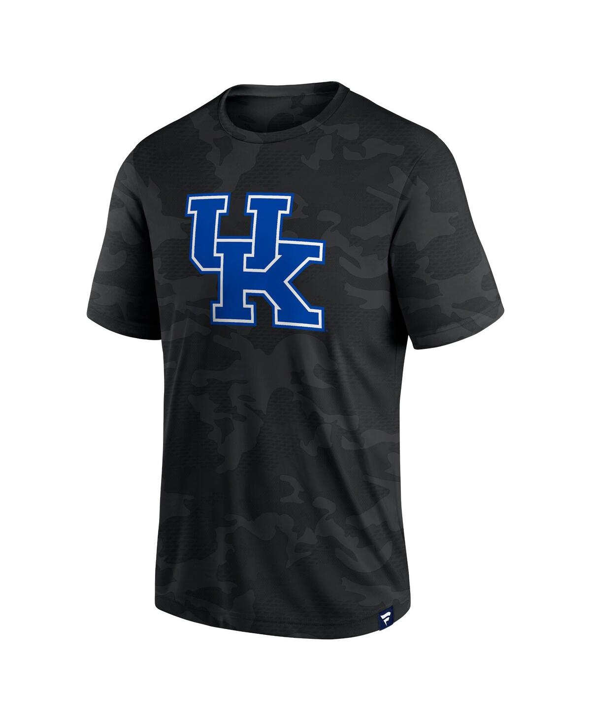 Men's FanaticsKentucky Wildcats Camo Logo T-shirt - Black