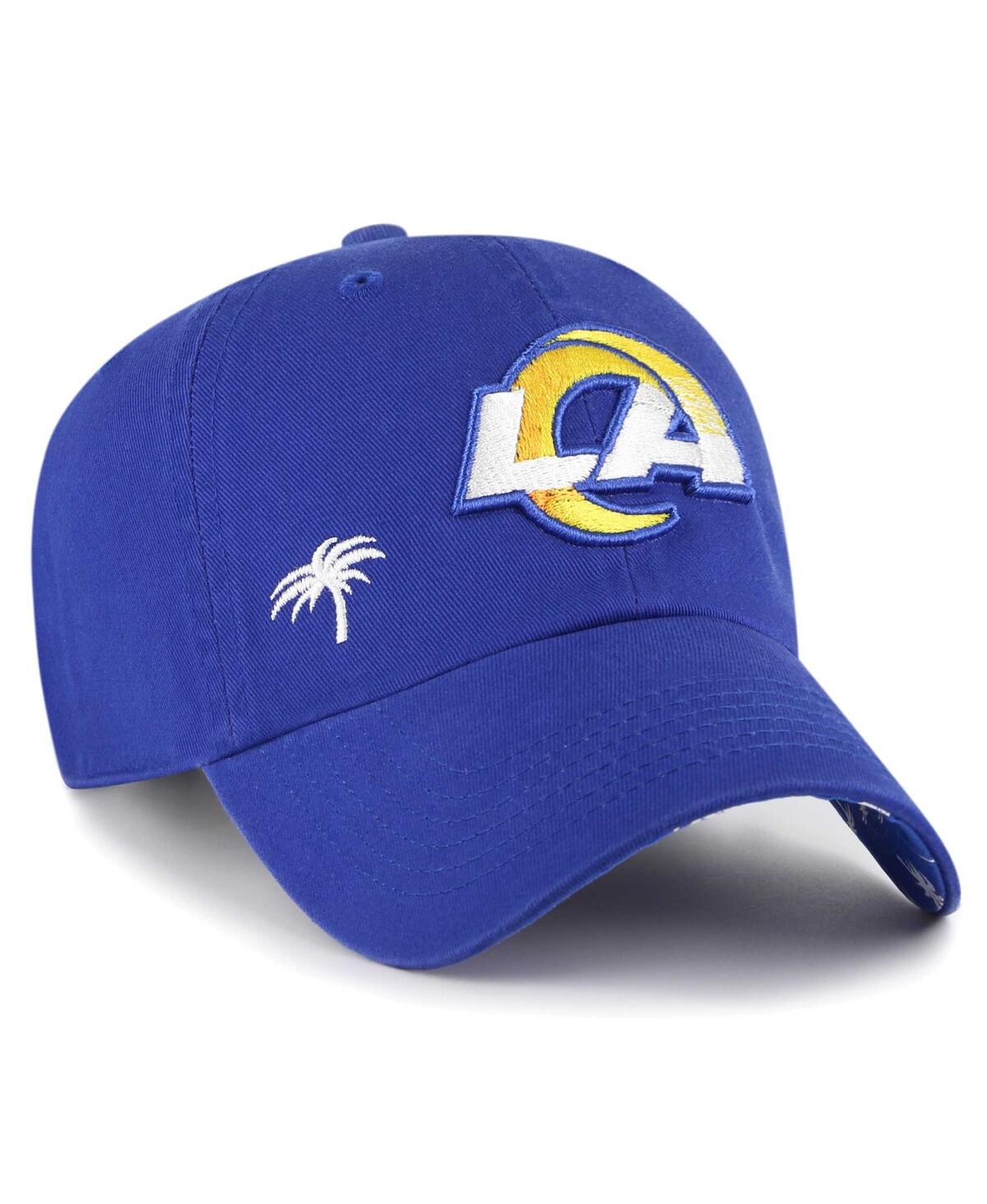 47 Brand Women's ' Royal Los Angeles Rams Confetti Icon Clean Up Adjustable Hat