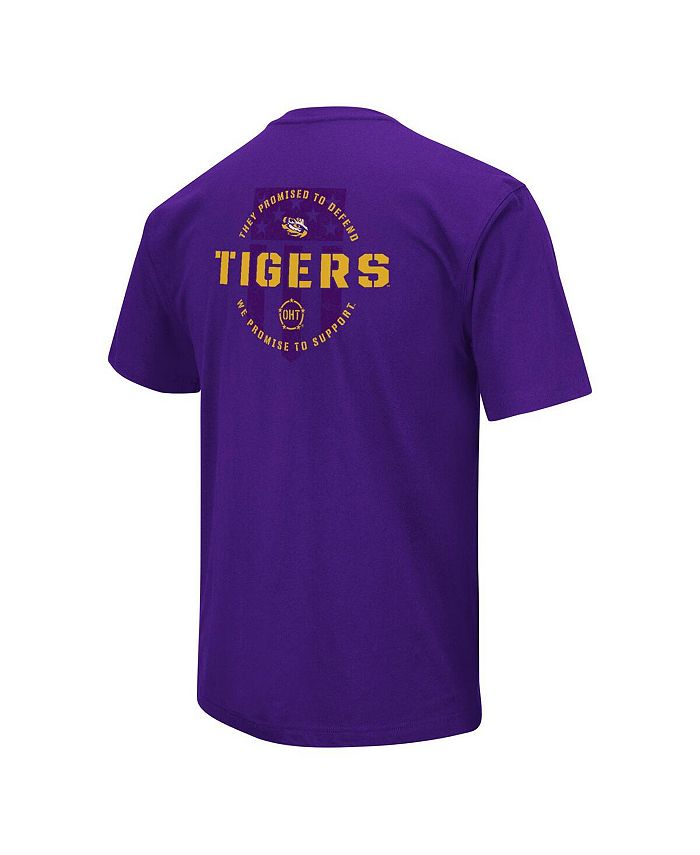 Colosseum Men's Purple LSU Tigers OHT Military-Inspired Appreciation T ...