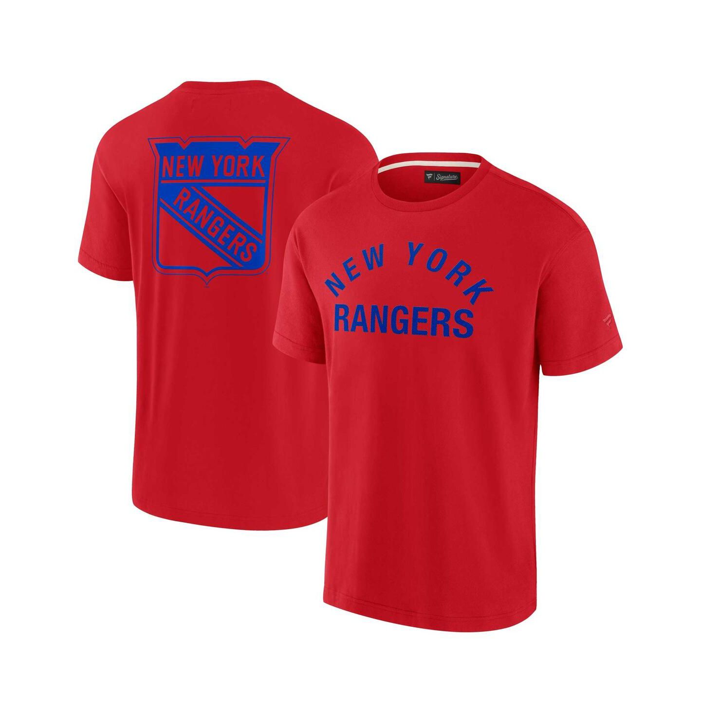 Футболка Fanatics Signature Red New York Rangers Super Soft Short Sleeve — фото 1