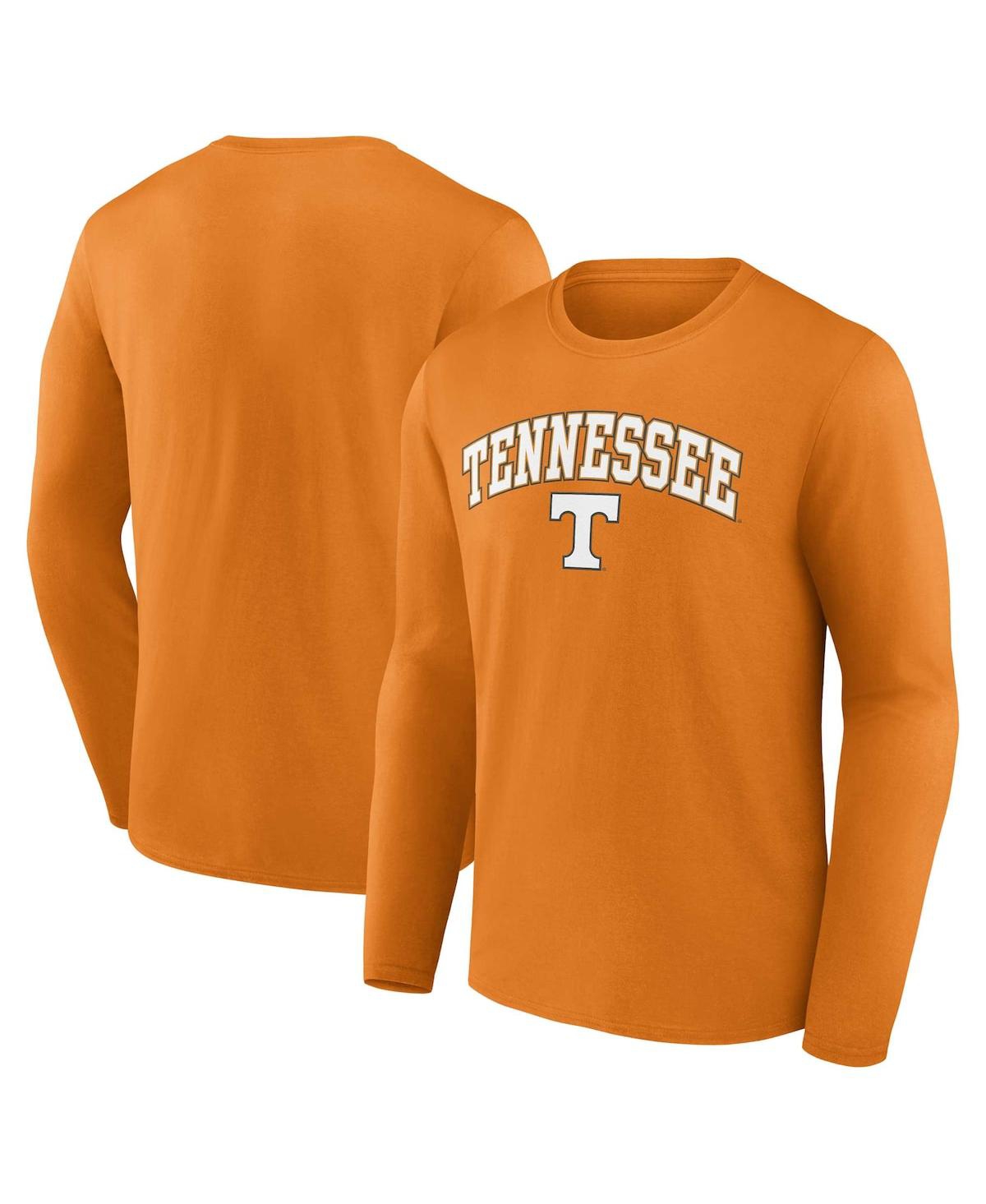 Shop Fanatics Men's  Tennessee Orange Tennessee Volunteers Campus Long Sleeve T-shirt