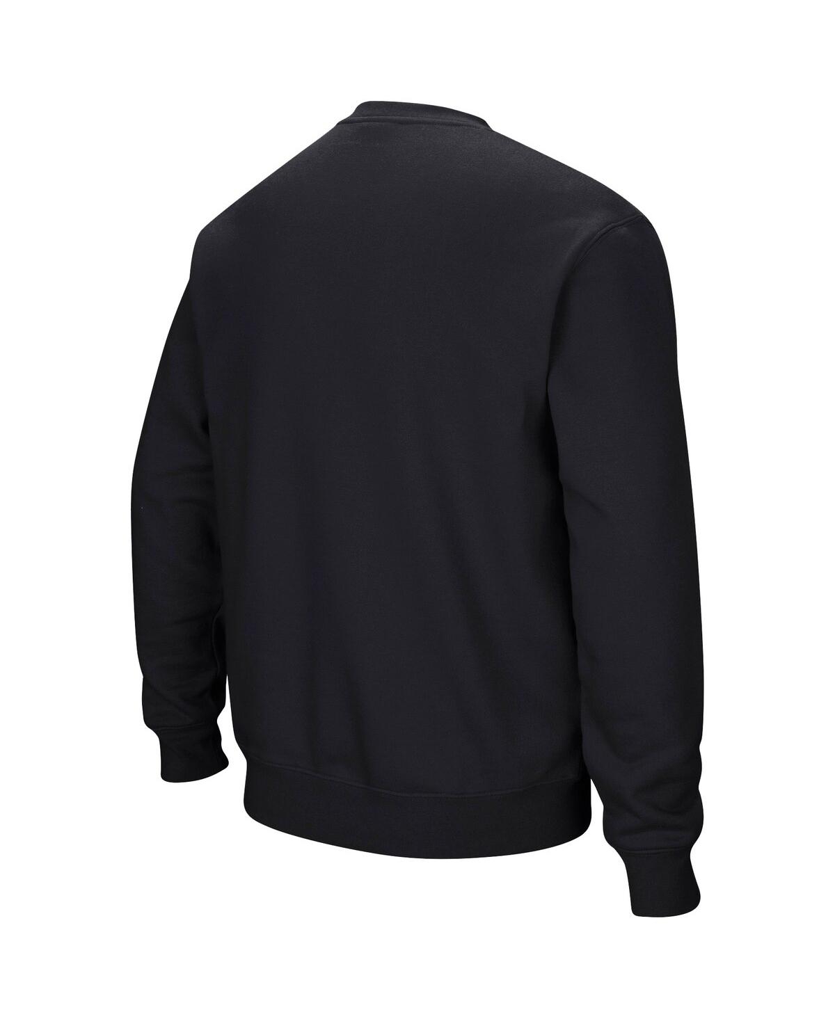 Colosseum Men's Texas Longhorns Arch & Logo Pullover Sweatshirt In Heathered Gray