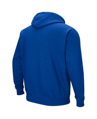 Men's Royal Kansas Jayhawks Sunrise Pullover Hoodie