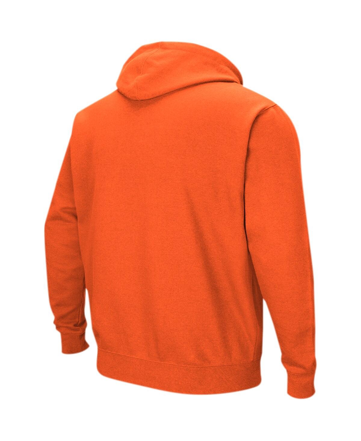 Colosseum Men's  Orange Miami Hurricanes Sunrise Pullover Hoodie In Orange