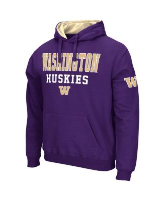 Men's Purple Washington Huskies Sunrise Pullover Hoodie