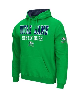 Men's Green Notre Dame Fighting Irish Sunrise Pullover Hoodie