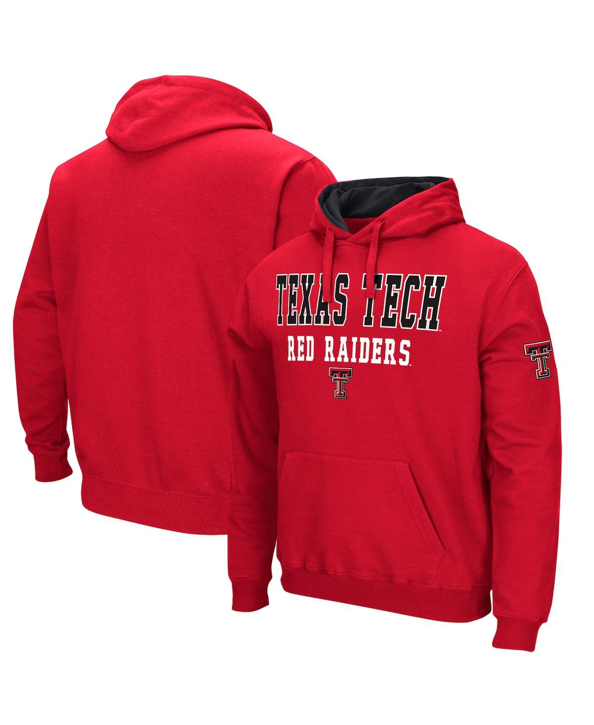 Colosseum Men's  Red Texas Tech Red Raiders Sunrise Pullover Hoodie