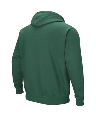 Men's Green Michigan State Spartans Double Arch Pullover Hoodie