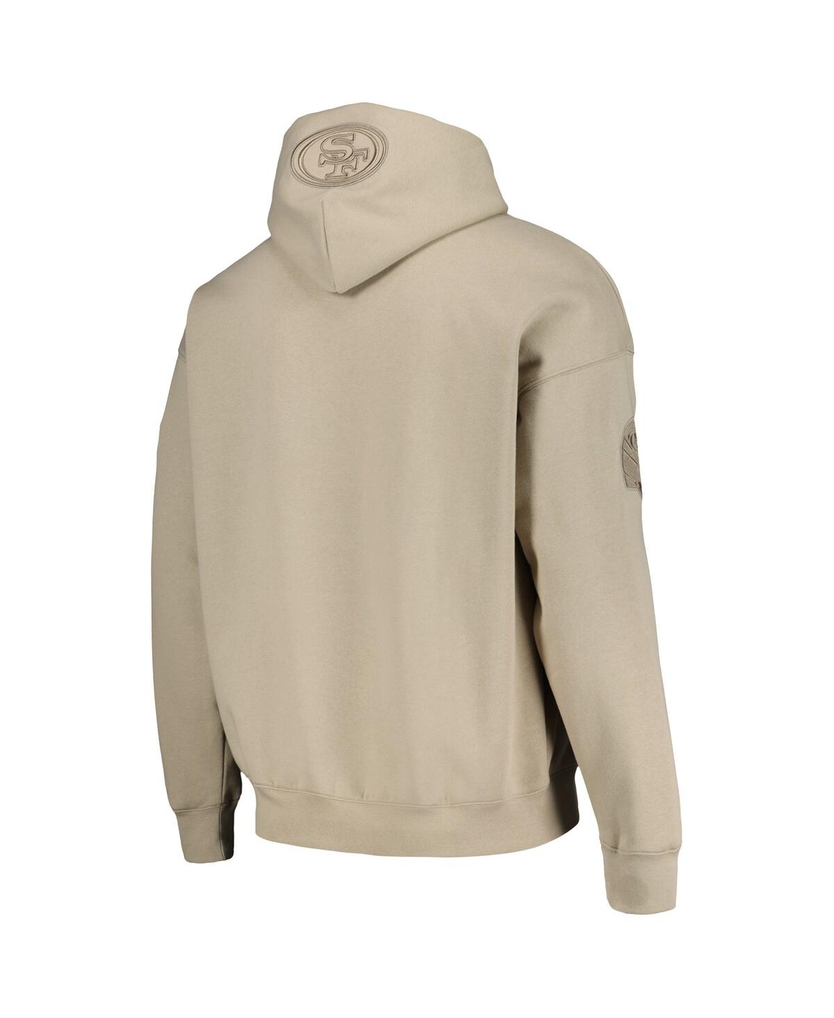 Men's Pro Standard Christian McCaffreySan Francisco 49ers Player Name and Number Pullover Hoodie - Tan