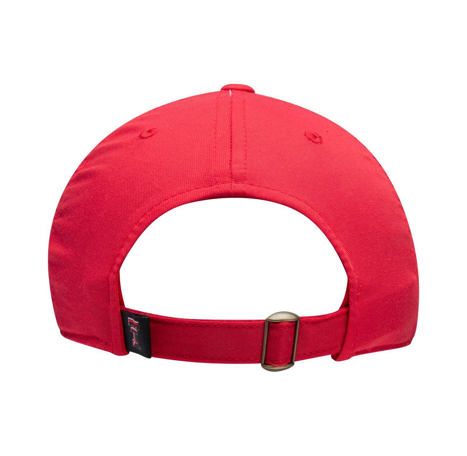 Men's Red Texas Tech Red Raiders Primary Logo Staple Adjustable Hat