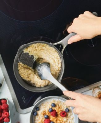 A1 Series with ScratchDefense Technology Aluminum 2-Quart Nonstick Induction Straining Sauce Pan with Lid