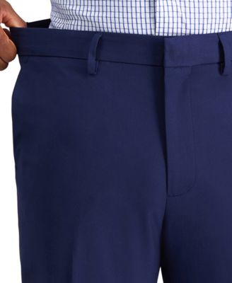 JMH Men's 4 Way Stretch Slim Fit Flat Front Dress Pant