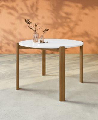 Gales 46.54" Medium Density Fiberboard Round Dining Table