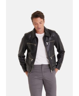 Men's Fashion Jacket, Nappa Black