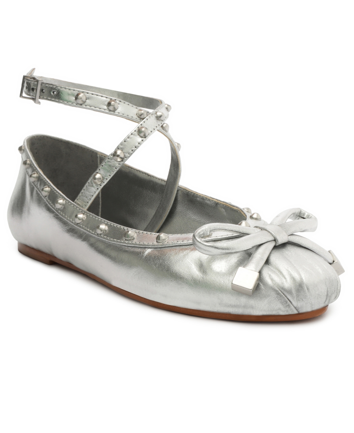 Schutz Women's Larissa Ballet Flats In Silver
