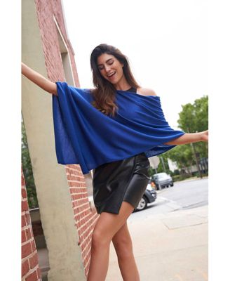 Women's Eva Lightweight Knit Poncho