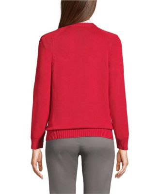 Women's Cotton Modal V-neck Sweater