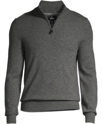 Men's Fine Gauge Quarter Zip Sweater