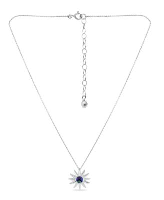 Abalone Inlay Sunburst Necklace