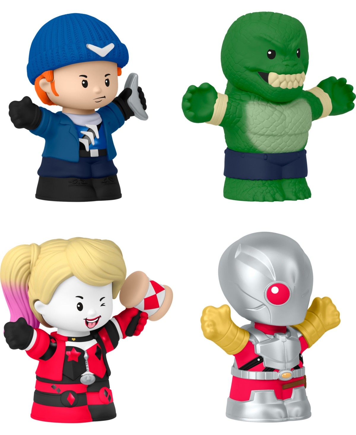 Little People Fisher-price Collector Suicide Squad Special Edition Figure Set, 4 Characters In Multi Colored
