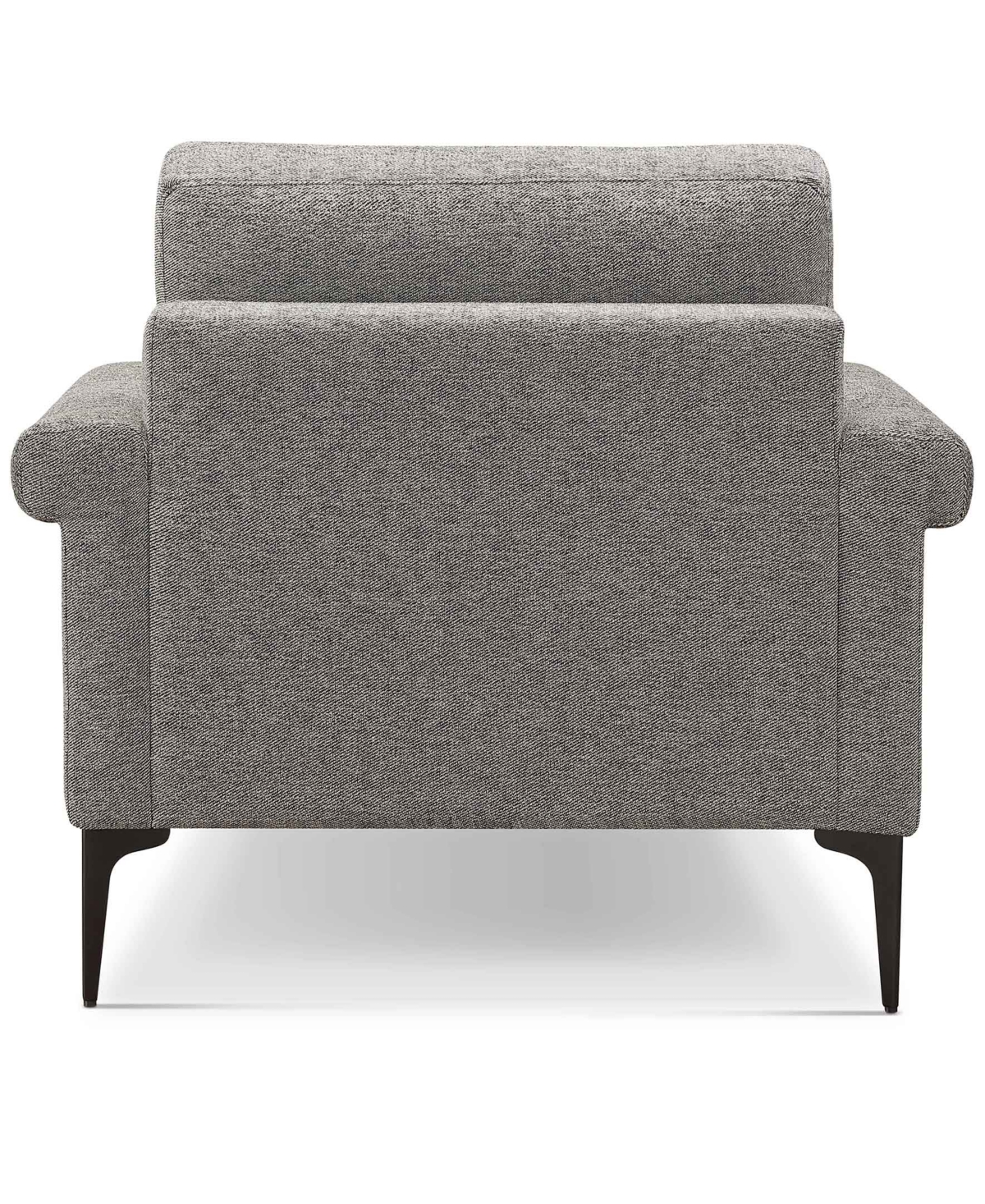 Shop Abbyson Living Evella 36.5" Fabric Chair In Gray