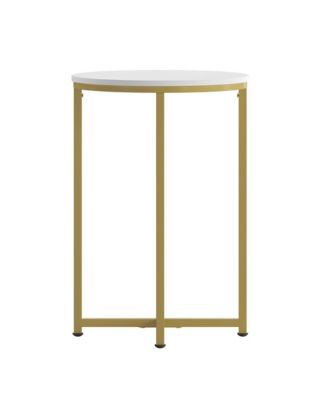 Fairdale End Table With Round Cross Brace Frame