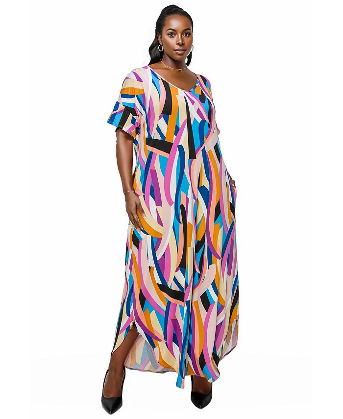 L I V D Women s Francesca Pocket Maxi Dress Macy s