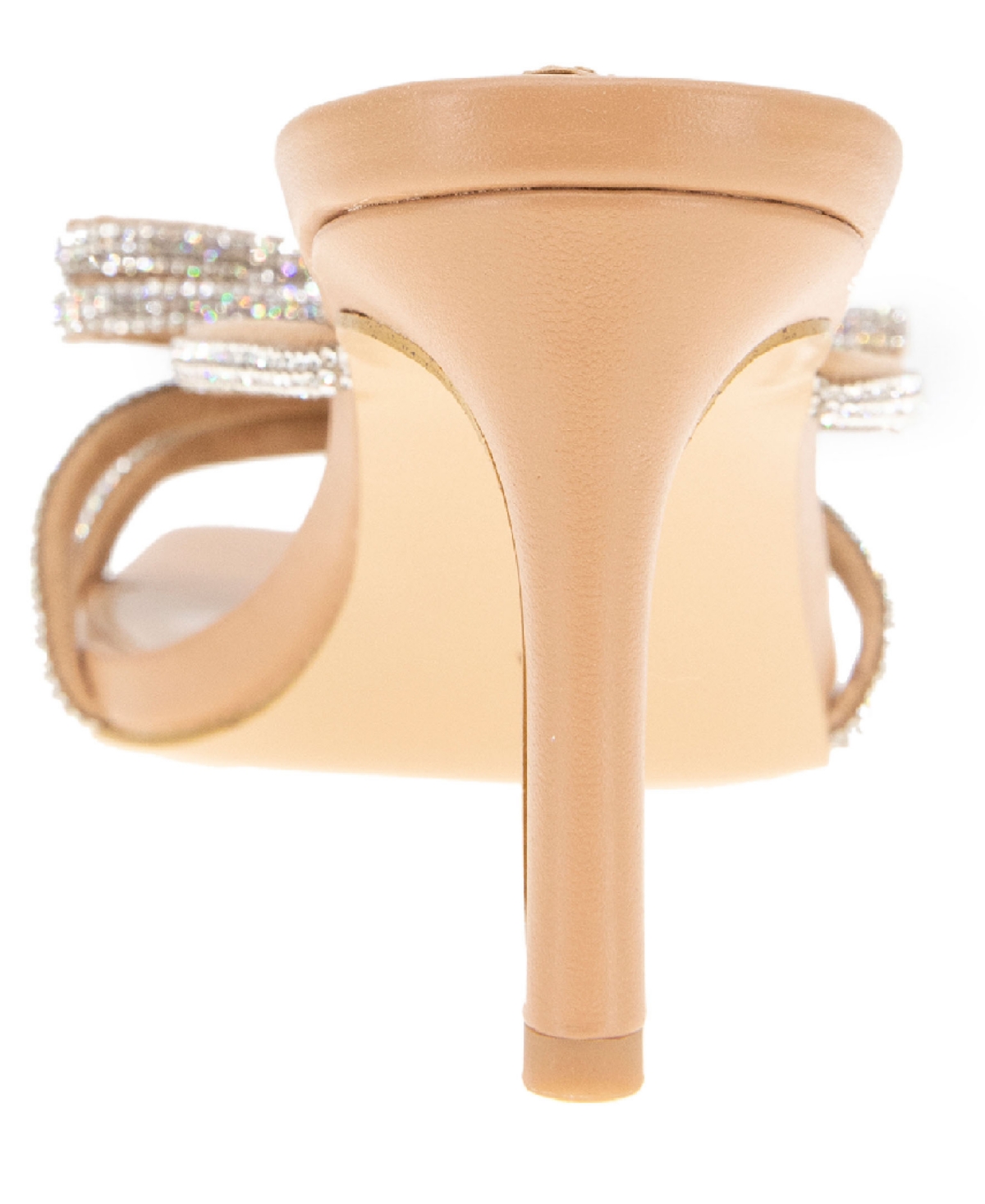 BCBGeneration Women's Selma Rhinestone Bow Slip On Sandals