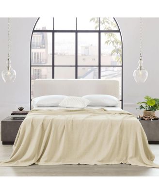 100% Cotton 2-Ply Sheet Blanket/Throw, King/California King