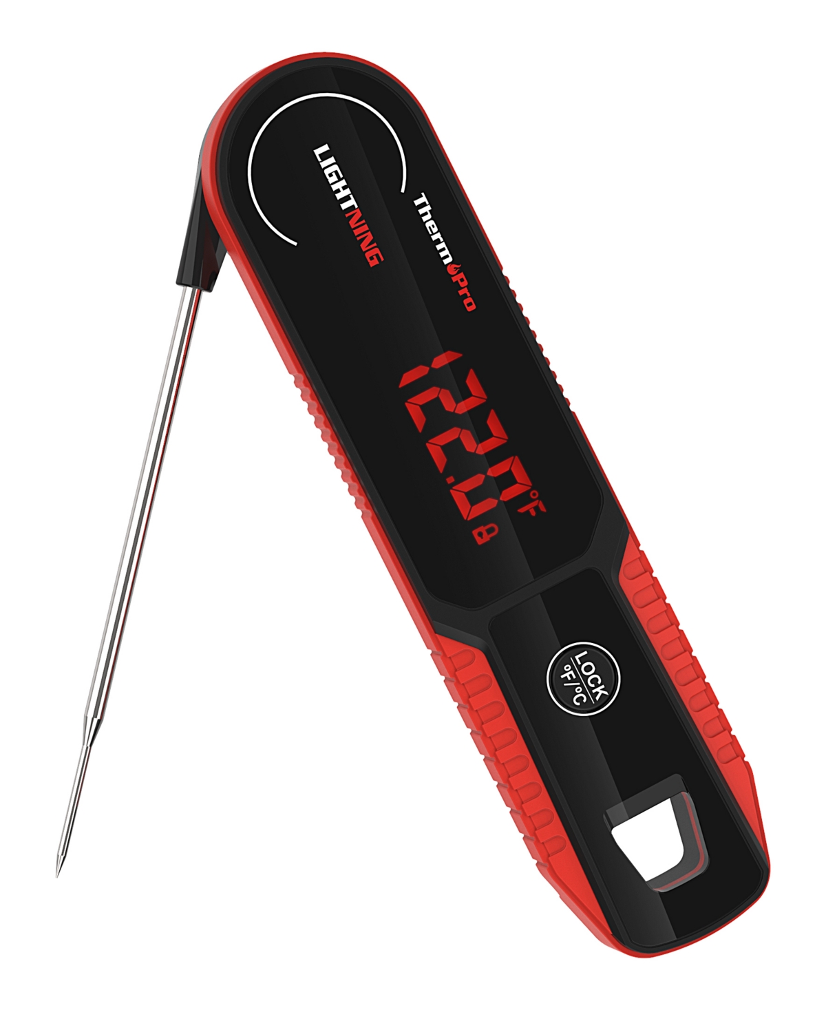 Thermopro Pack Of 1 Lightning 1-second Instant Read Meat Thermometer In Red,black