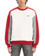 Levis white top sweatshirt mens