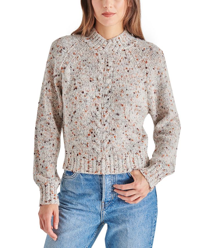 Steve Madden - Jeany Bow Back Cable Knit Sweater