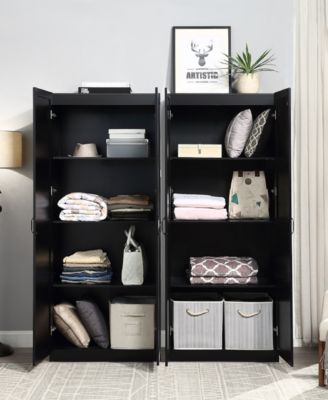 Hopkins 2-Piece 4-Shelf Storage Closet Set