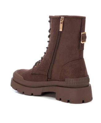 Women's Suede Lace-Up Boots By XTI