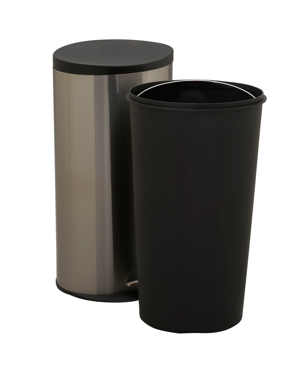 Shop Household Essentials Savannah Step Trash Can In Stainless
