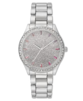I.N.C. International Concepts - Women's Silver-Tone Bracelet Watch 36mm