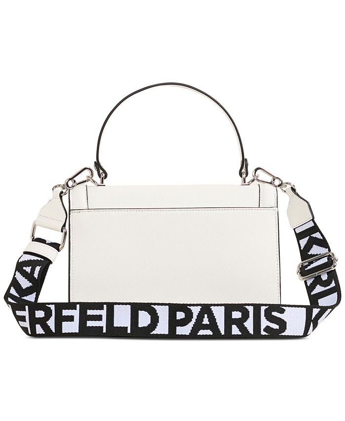 KARL LAGERFELD PARIS Simone Flap Leather Crossbody Macy's