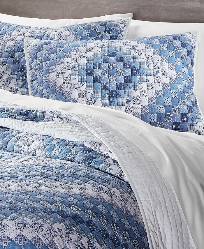 Charter Club Trip Around the World Artisan Cotton Quilt, King, Created